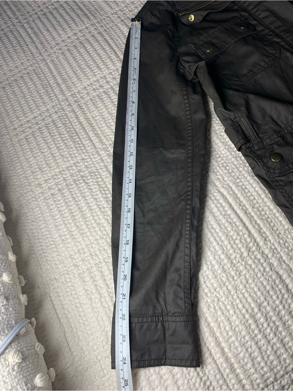J. Crew Women’s Olive/Brown Waxed Canvas Field Jacket - Picture 3 of 12